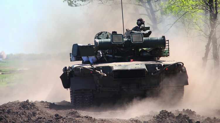 Учения танкистов на Донбассе. Иллюстративное фото Минобороны