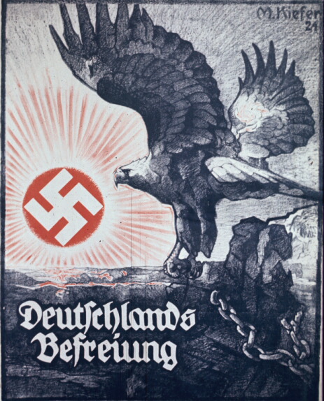 Сбросить цепи Версаля плакат НСДАП 1924 года