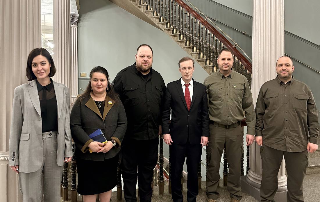 Глава Офиса президента Андрей Ермак опубликовал свое фото с советником Президента США по национальной безопасности Джейком Салливаном