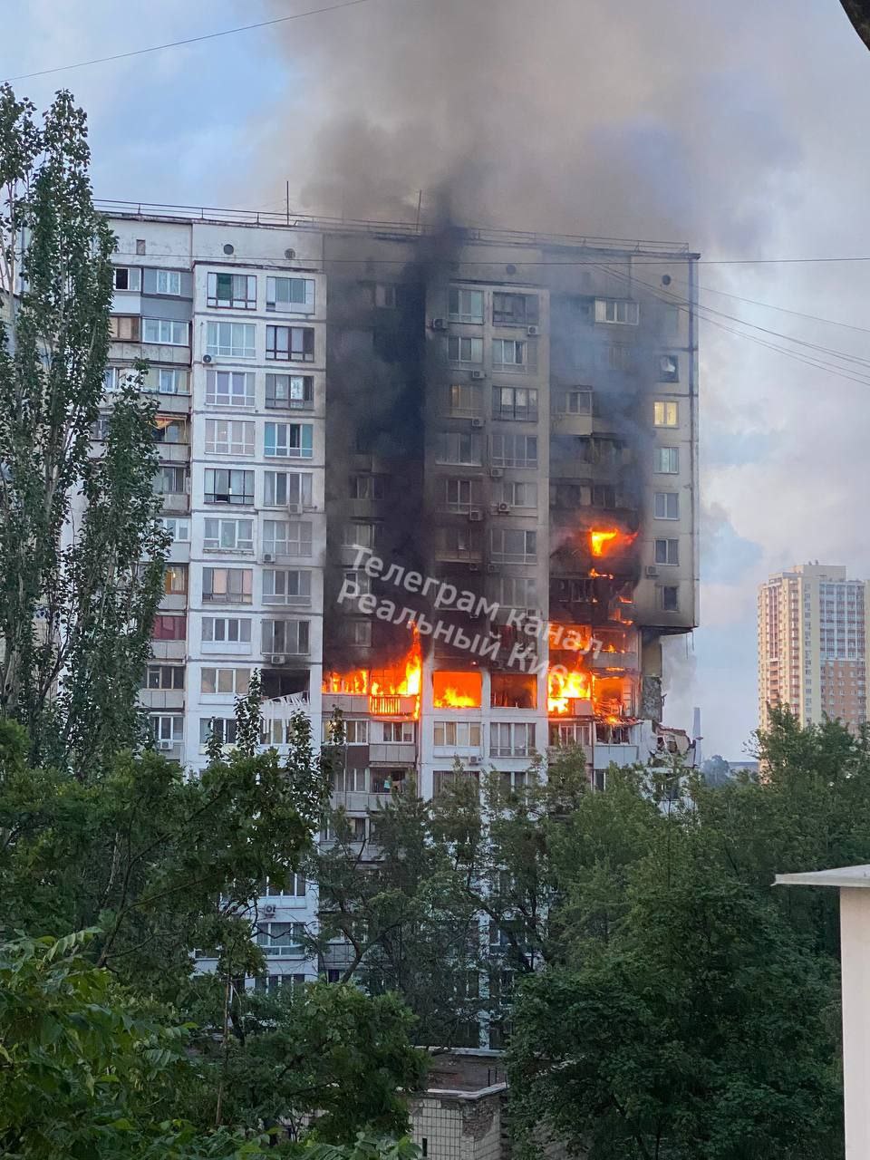 Взрыв в Киеве 22 июня прогремел в многоэтажном жилом доме