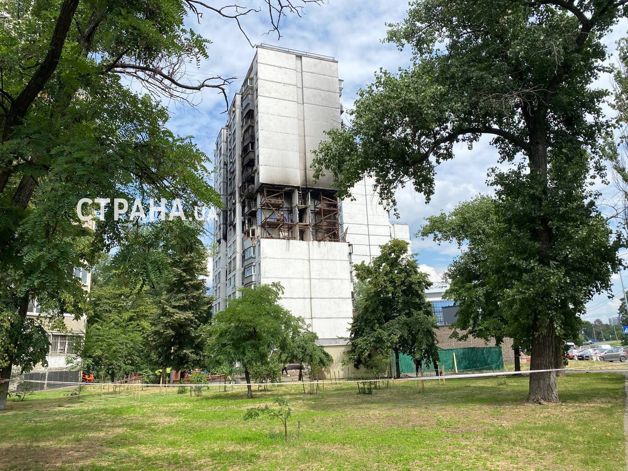 В Киеве не будут сносить пострадавшую от взрыва газа многоэтажку.  Фоторепортаж Страны