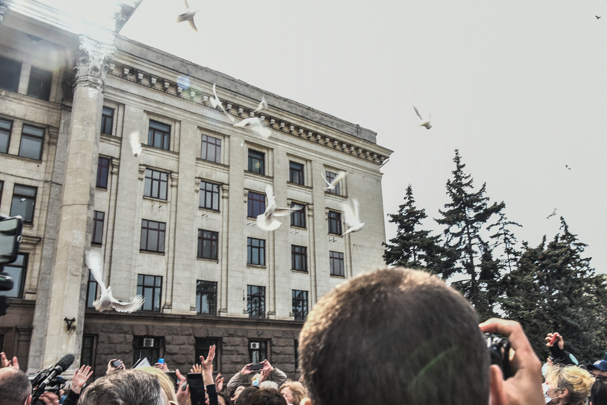 Дом профсоюзов Одесса - день памяти жертв 2 мая. Онлайн-трансляция