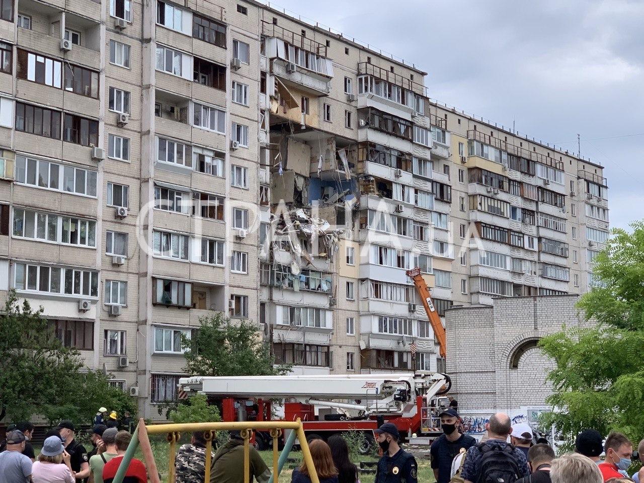 В Киеве прогремел взрыв в многоэтажке. Фото: Страна