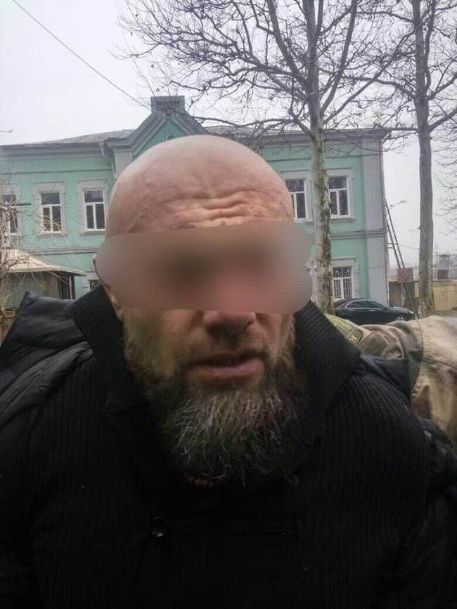 Задержание Магомеда Айдамирова. Фото: Национальная полиция