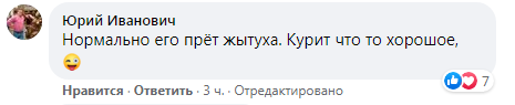 Малюська показал как он мечтает о работе, пока купается в зелени. Скриншот: Фейсбук