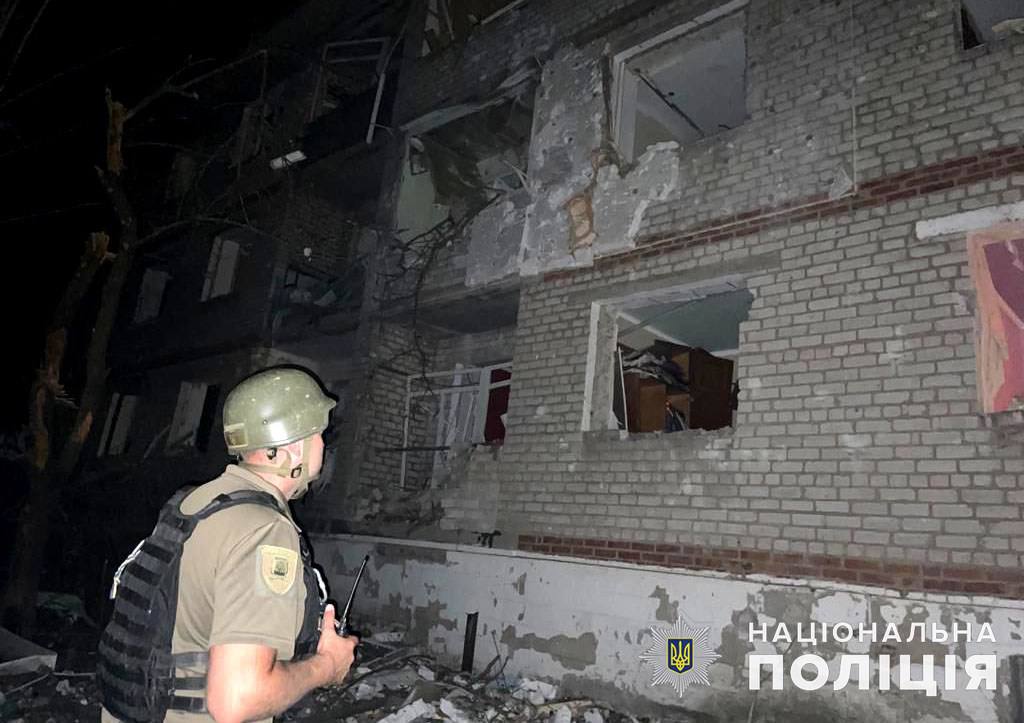 Последствия вражеских ударов по Донецкой области