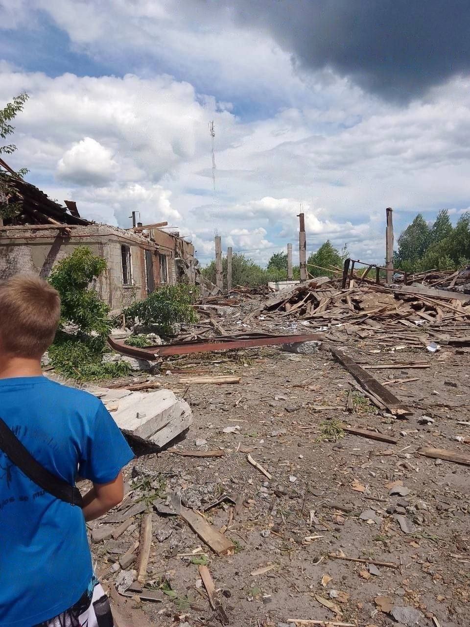 Наслідки падіння ракет у Брянській області РФ