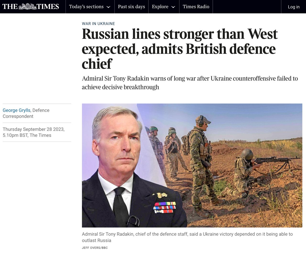 Оборона РФ виявилася сильнішою, ніж передбачав Захід