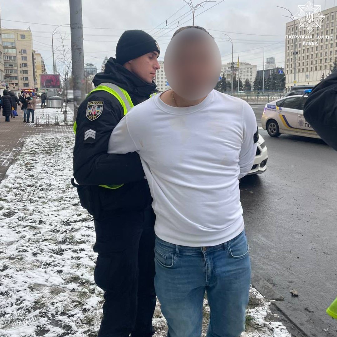 Полиция задержала киевлянина на Porsche, устроившего стрельбу в центре столицы