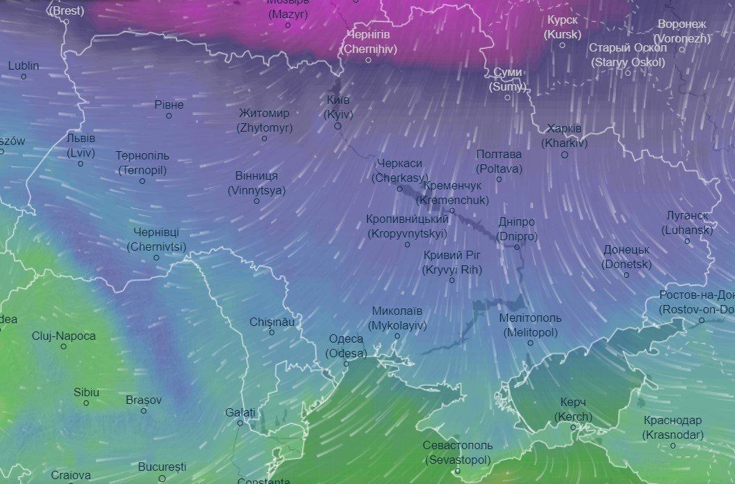 Україну до кінця тижня накриють морози до -20